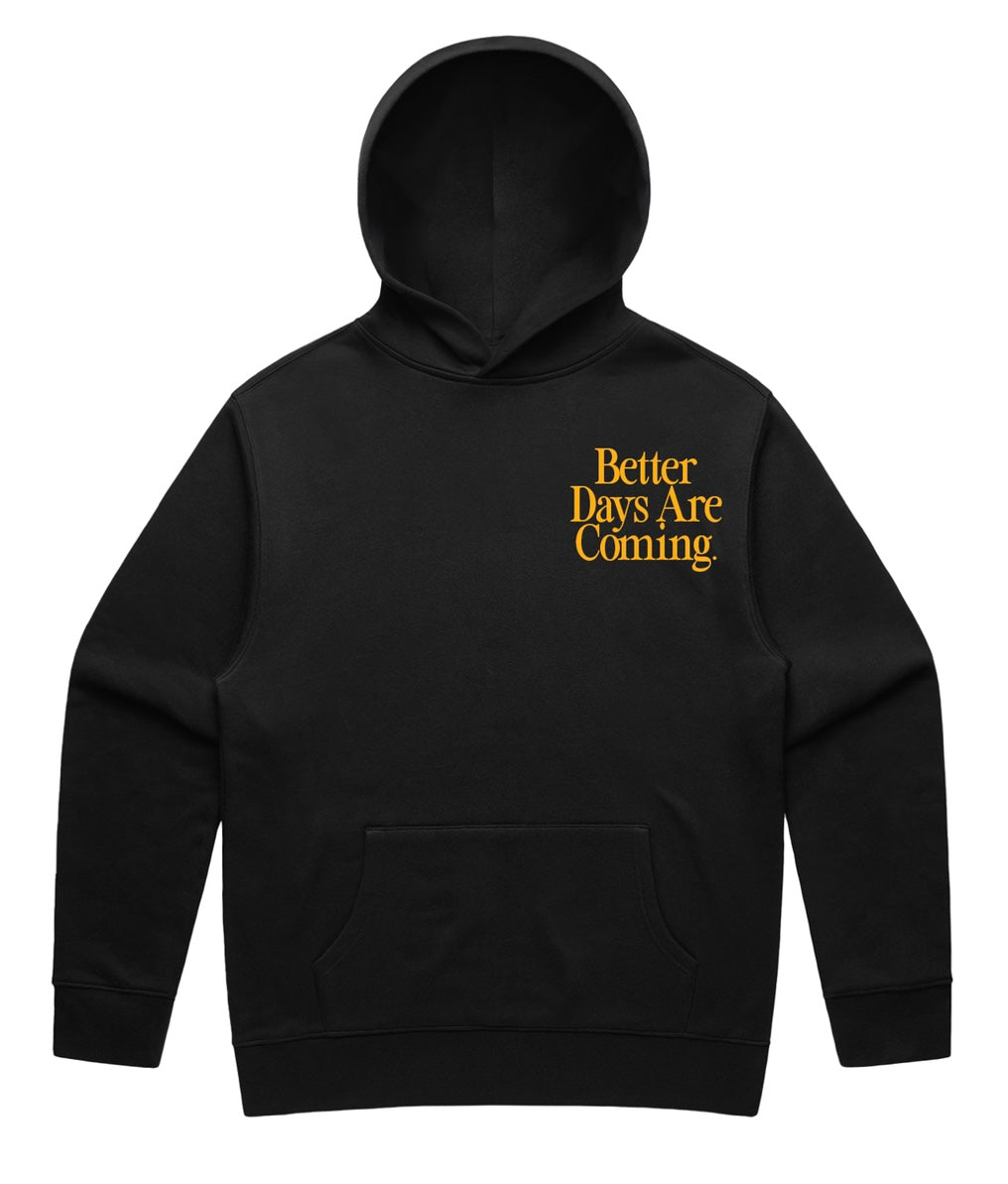 Rich & Rugged “Better Days Are Coming” Hoodie Black