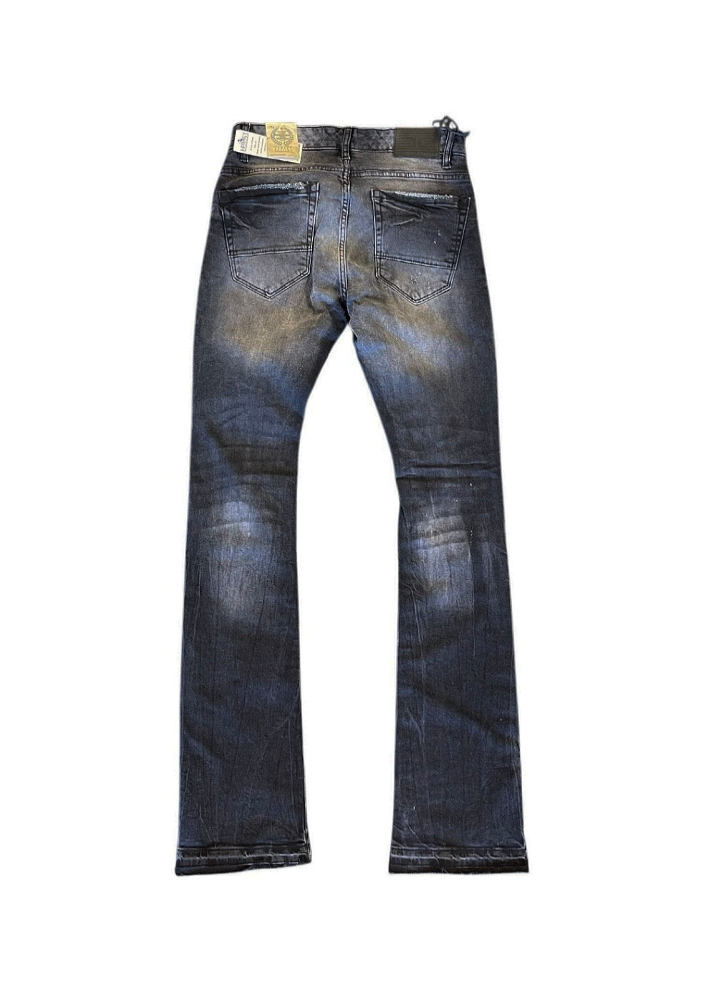 Jordan Craig Black Shadow Wash Stacked Jeans