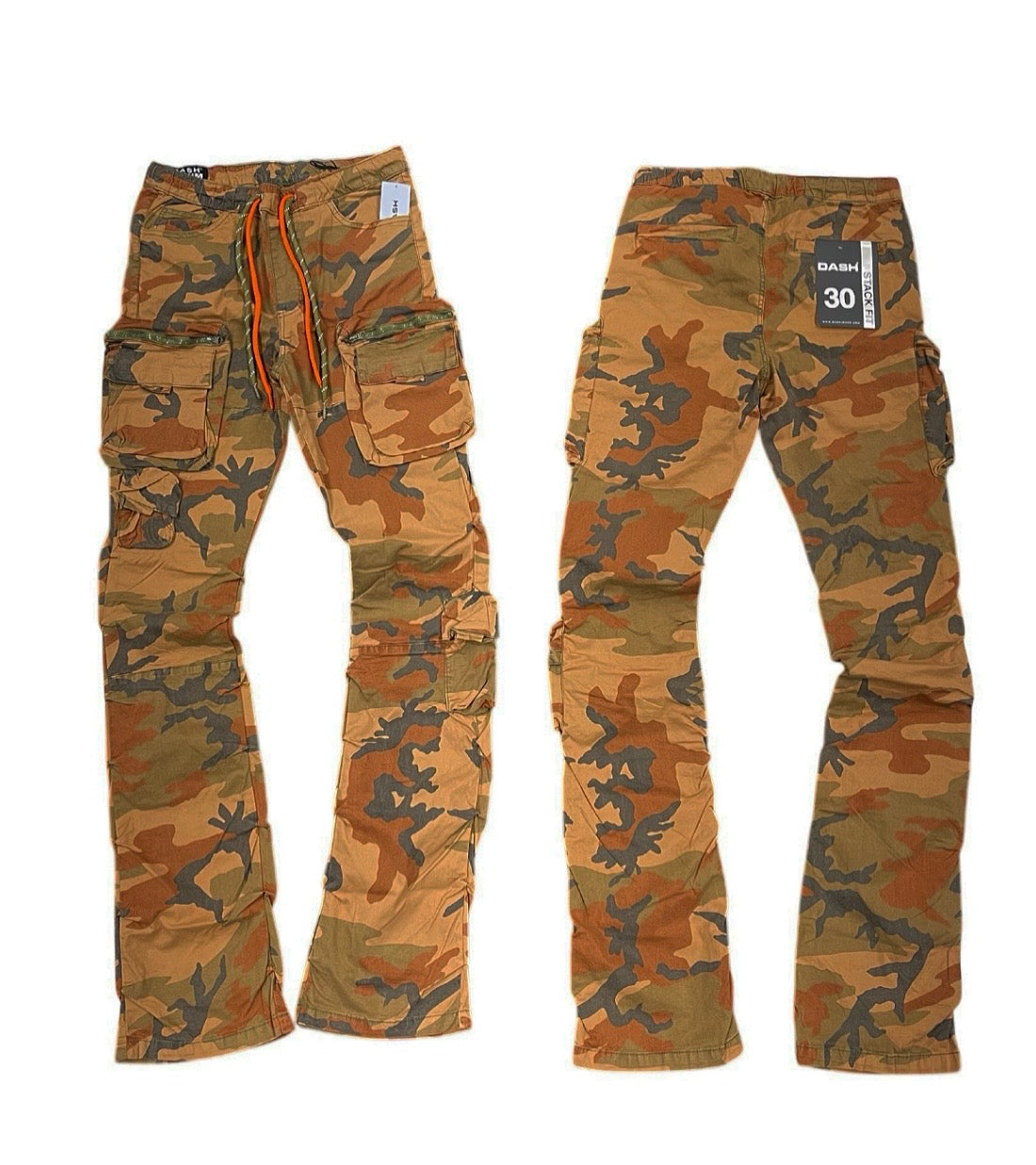 Dash Army Camo Cargo Stacked Pants