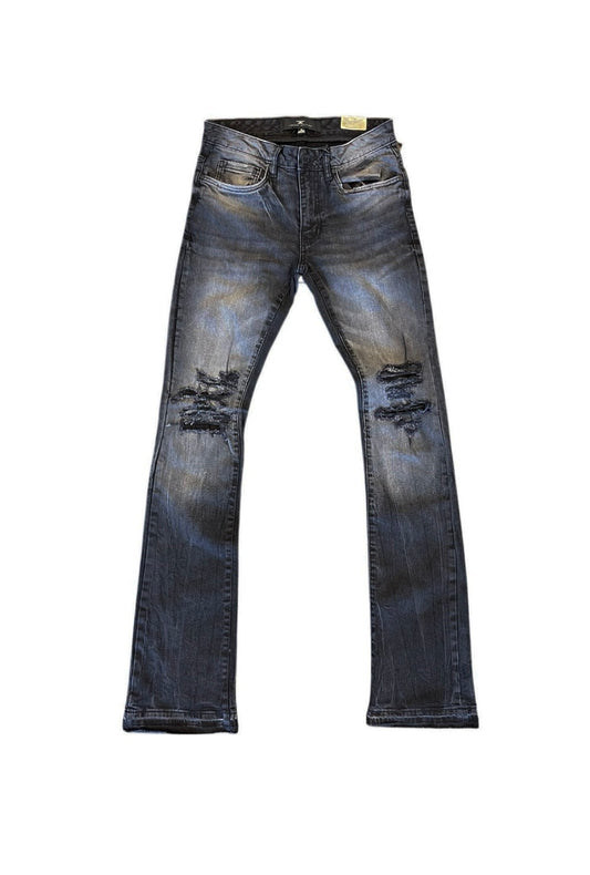Jordan Craig Black Shadow Wash Stacked Jeans