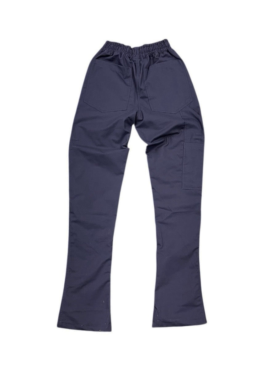 Altatude Twill Navy Blue Stacked Pants