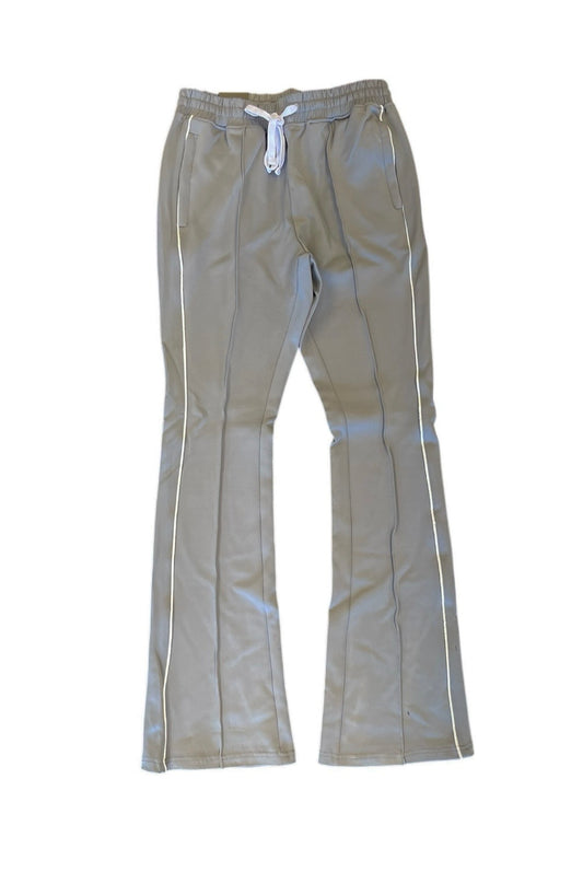 Rebel Minds Grey Stacked Track Pants