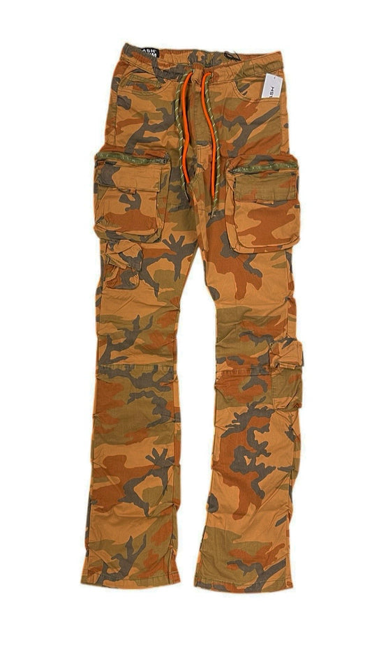 Dash Army Camo Cargo Stacked Pants